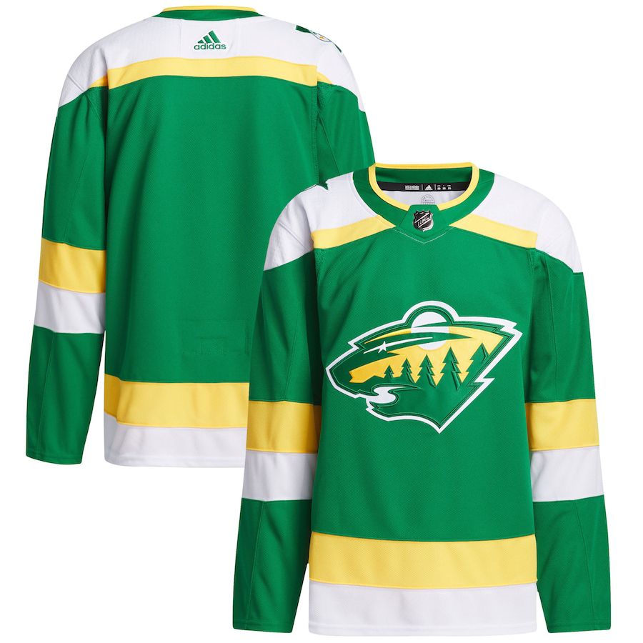 Men Minnesota Wild adidas Green 2023-24 Alternate Primegreen Authentic NHL Jersey
